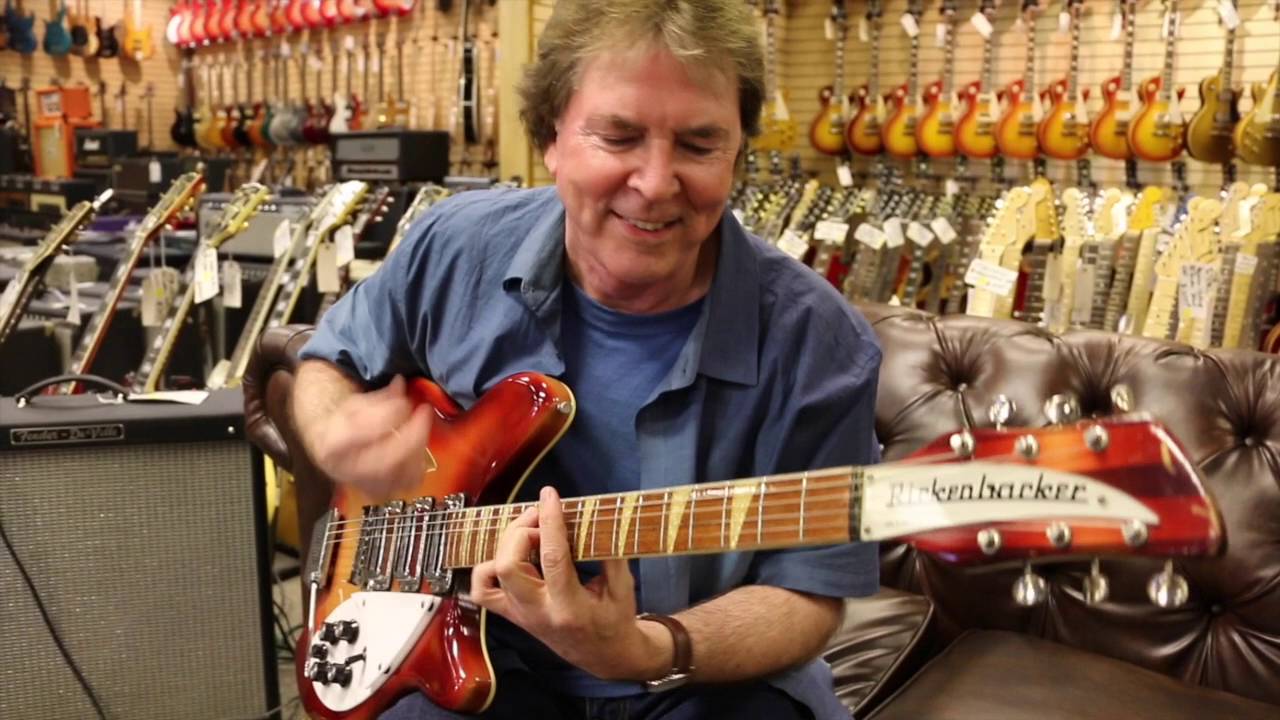 Guitar Close Up - Grant Geissman playing a 1966 Rickenbacker 375 Fireglo $5495