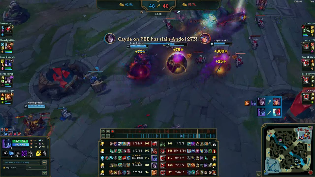 League of Legends Preseason 2022 new item Axiom Arc with Noc ult