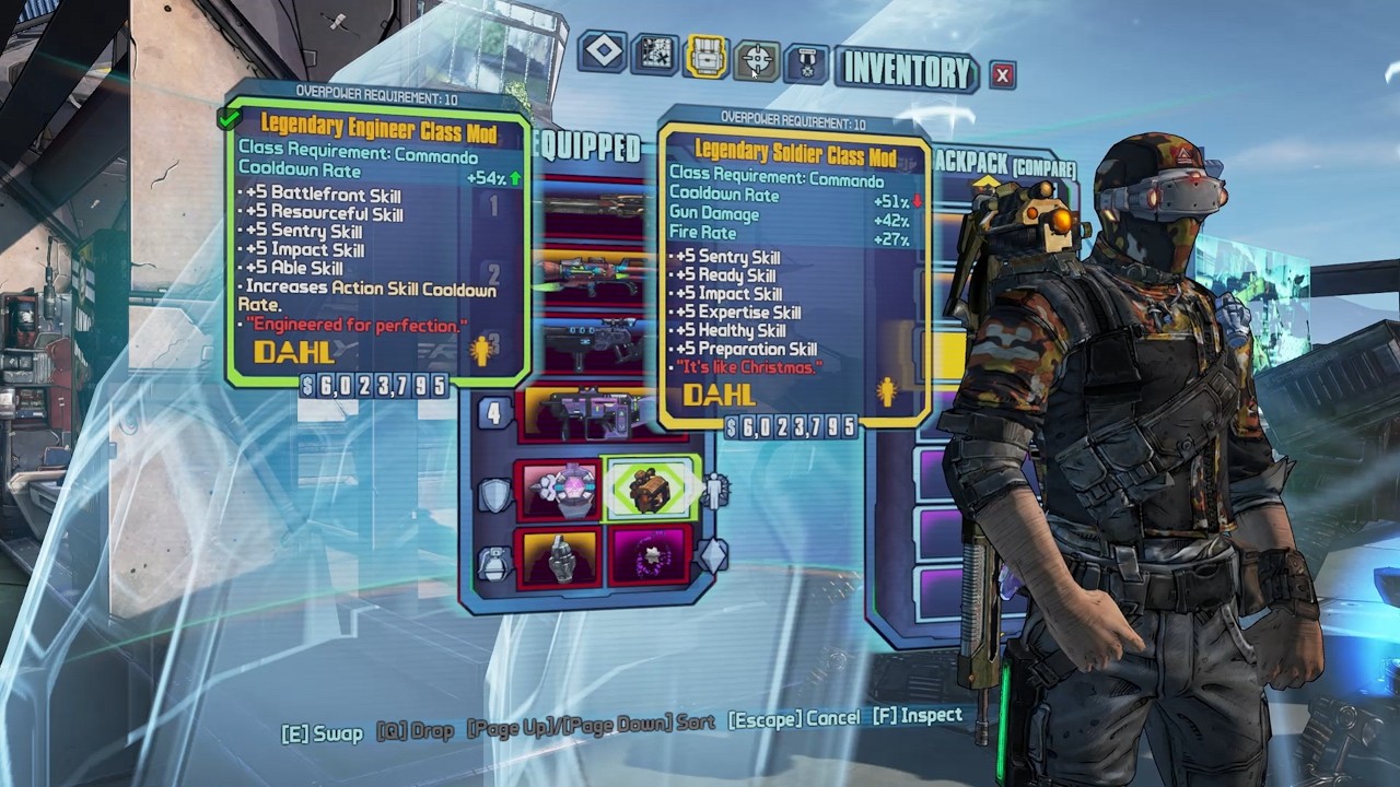 Axton Legendary Class Mods: Engineer