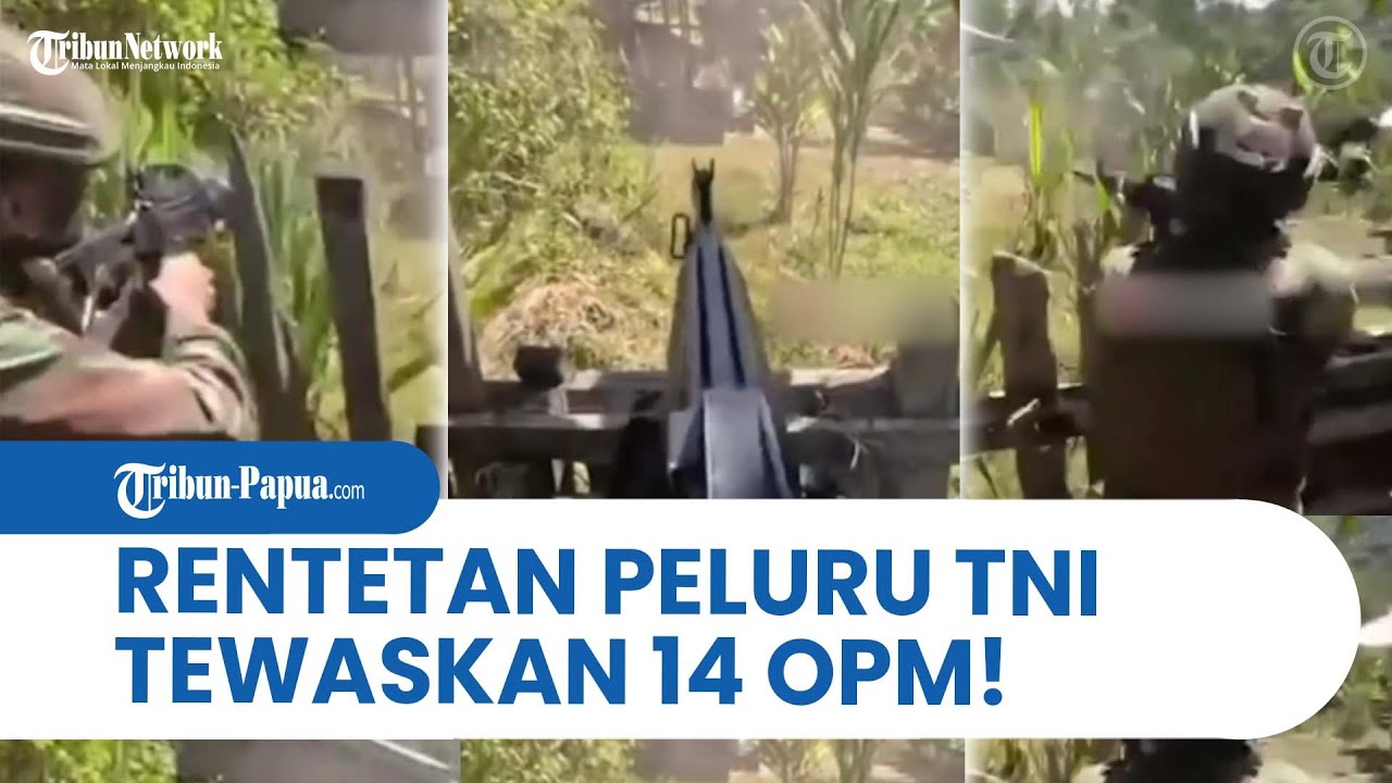 Detik-Detik Rentetan Peluru TNI Tewaskan 14 OPM di Intan Jaya!