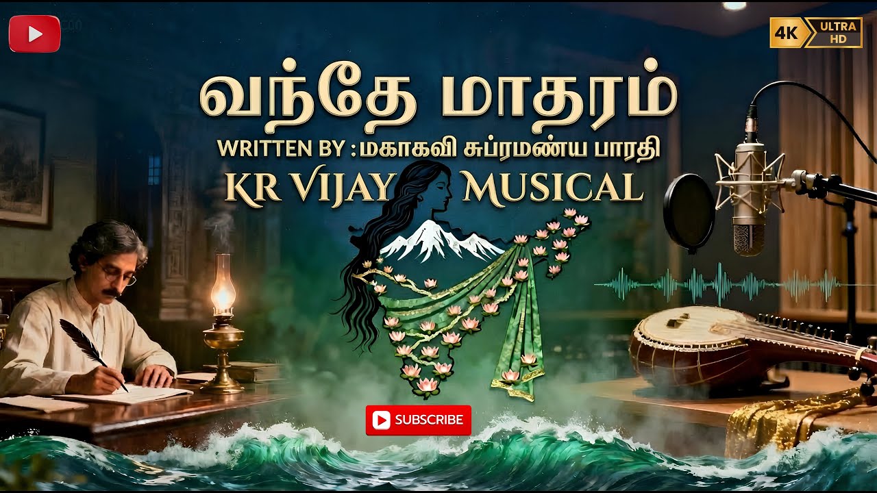 "வந்தே மாதரம்" | Mahakavi Subramanya Bharati Concept | KR Vijay Music | Sri Ram
