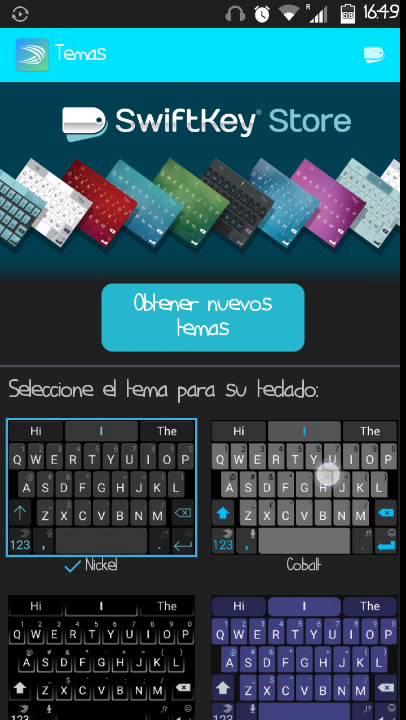 Personalizaci&oacute;n: SwiftKey Keyboard