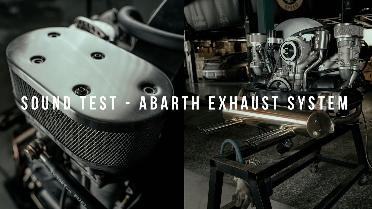 Vintage Speed Sound Test - ABARTH EXHAUST SYSTEM - 155-233-45200