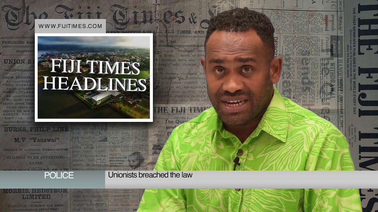 The Fiji Times headlines 01.05.19