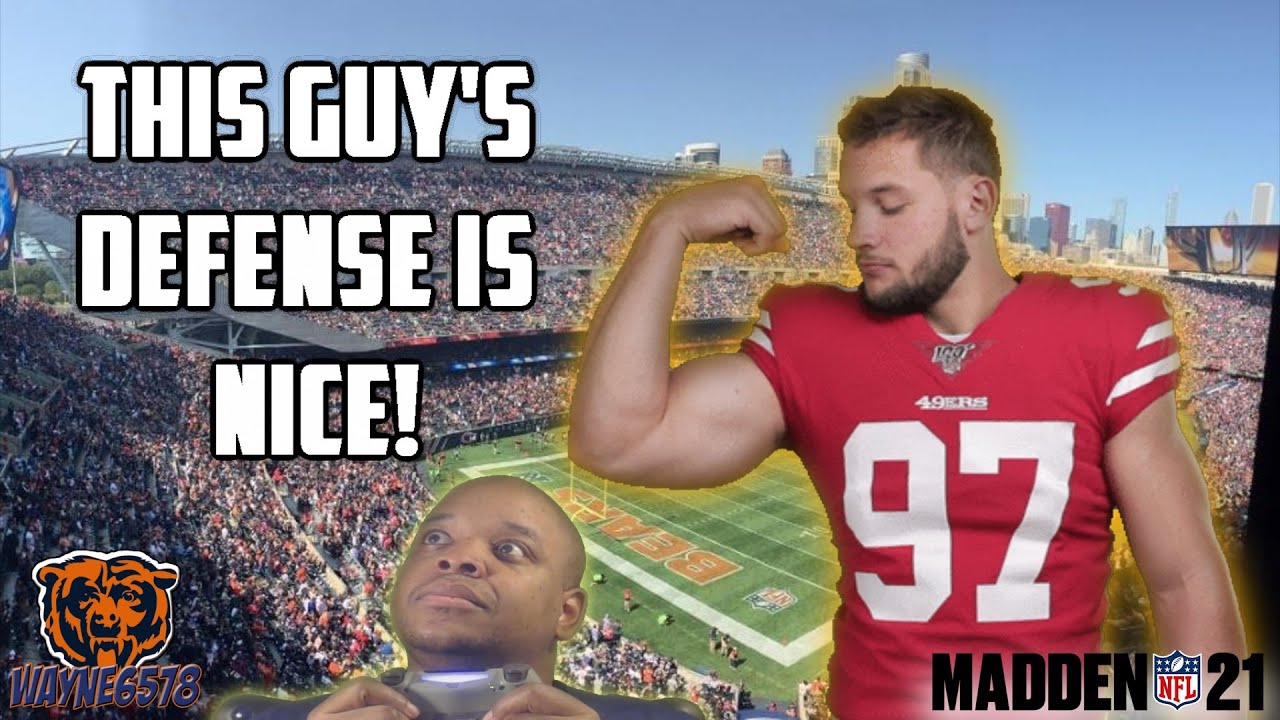 MADDEN 21 BEST DEFENSE! USING NEW MADDEN 21 OFFENSIVE SCHEME! SCHEMES OVER TEAMS BEARS GAMEPLAY!💥🔥
