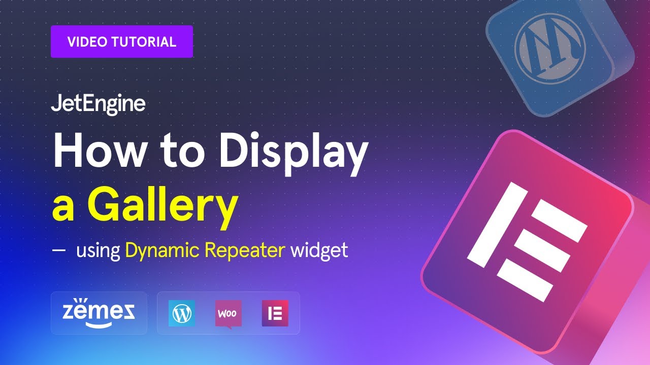 JetEngine: How to display a gallery with Dynamic Repeater widget