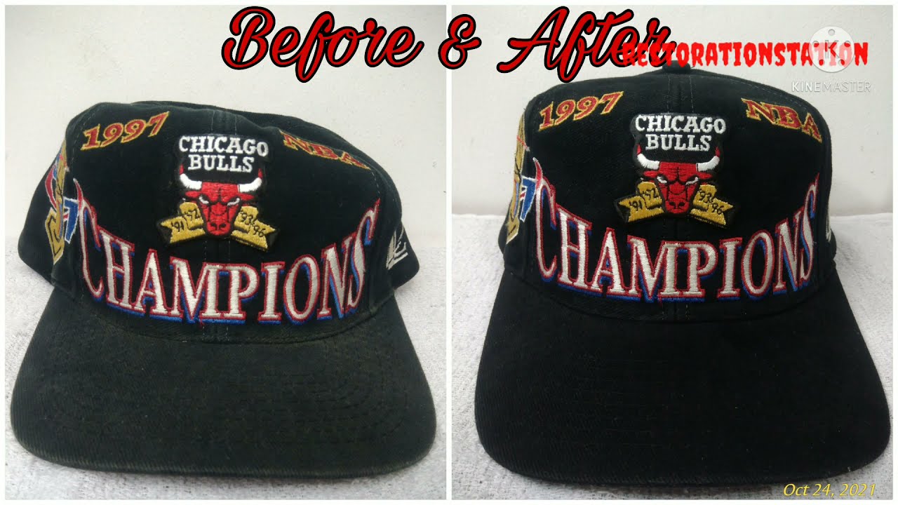 Chicago bulls 1997 championship cap restoration