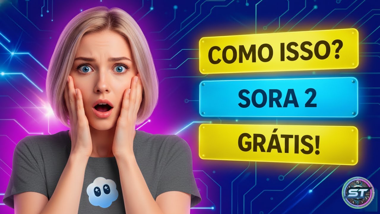 Você NÃO Vai Acreditar! Sora 2 GRATIS!