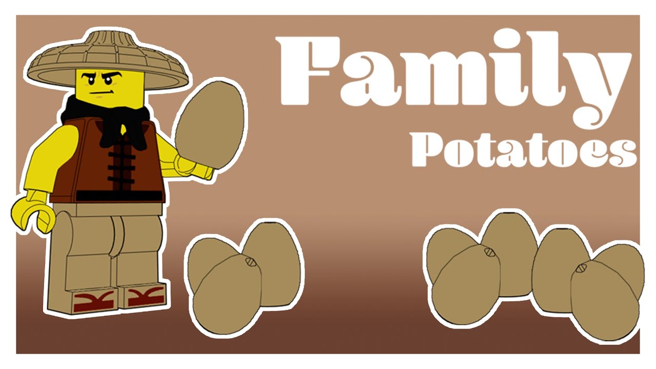 Lego Family Potatoes Animation | 3D Blender Animation