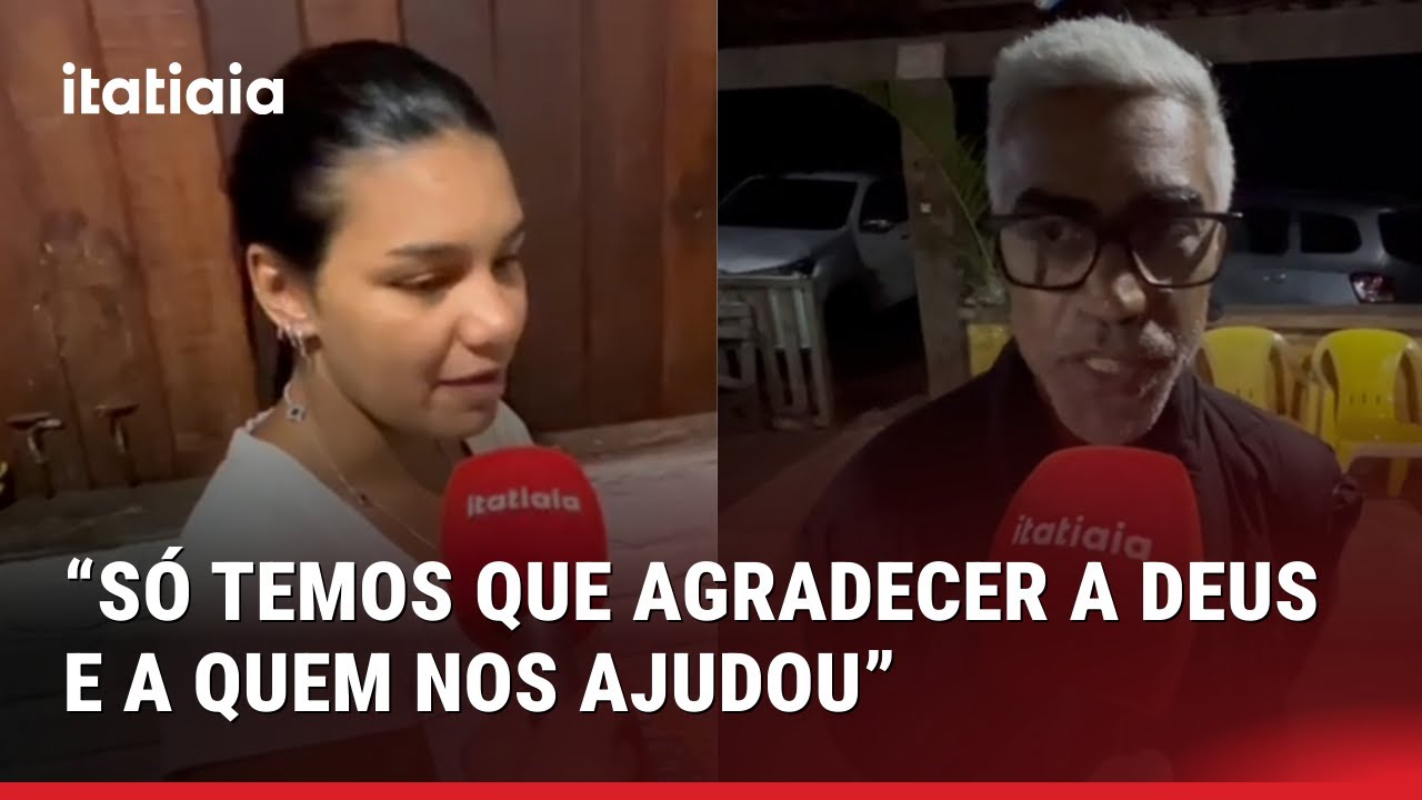 MÃE E AVÔ DA MENINA ALICE FALAM SOBRE A EMOÇÃO DO RESGATE DA CRIANÇA