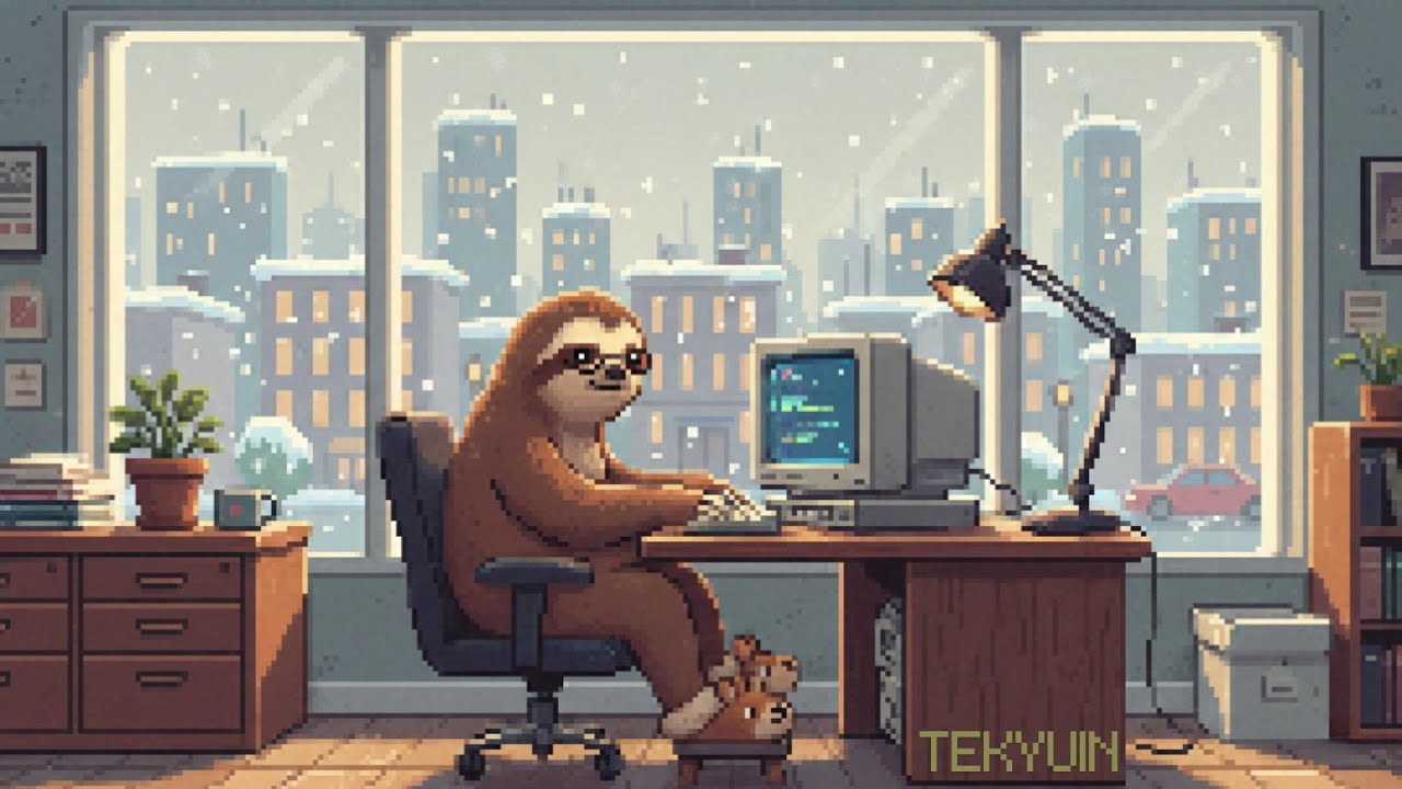 Snowy Day at the Office | Lo-Fi Grooves