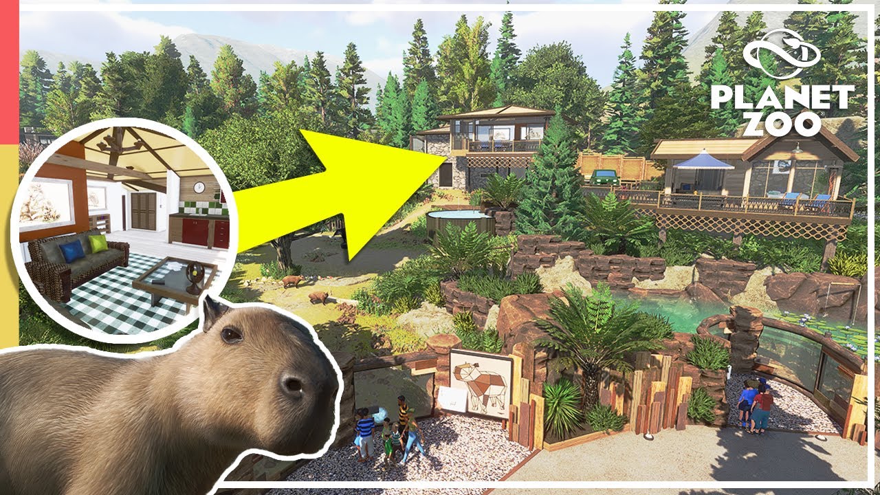 My most DETAILED habitat yet!| Capybara | Tiguidou Zoo Episode 19 | Planet Zoo