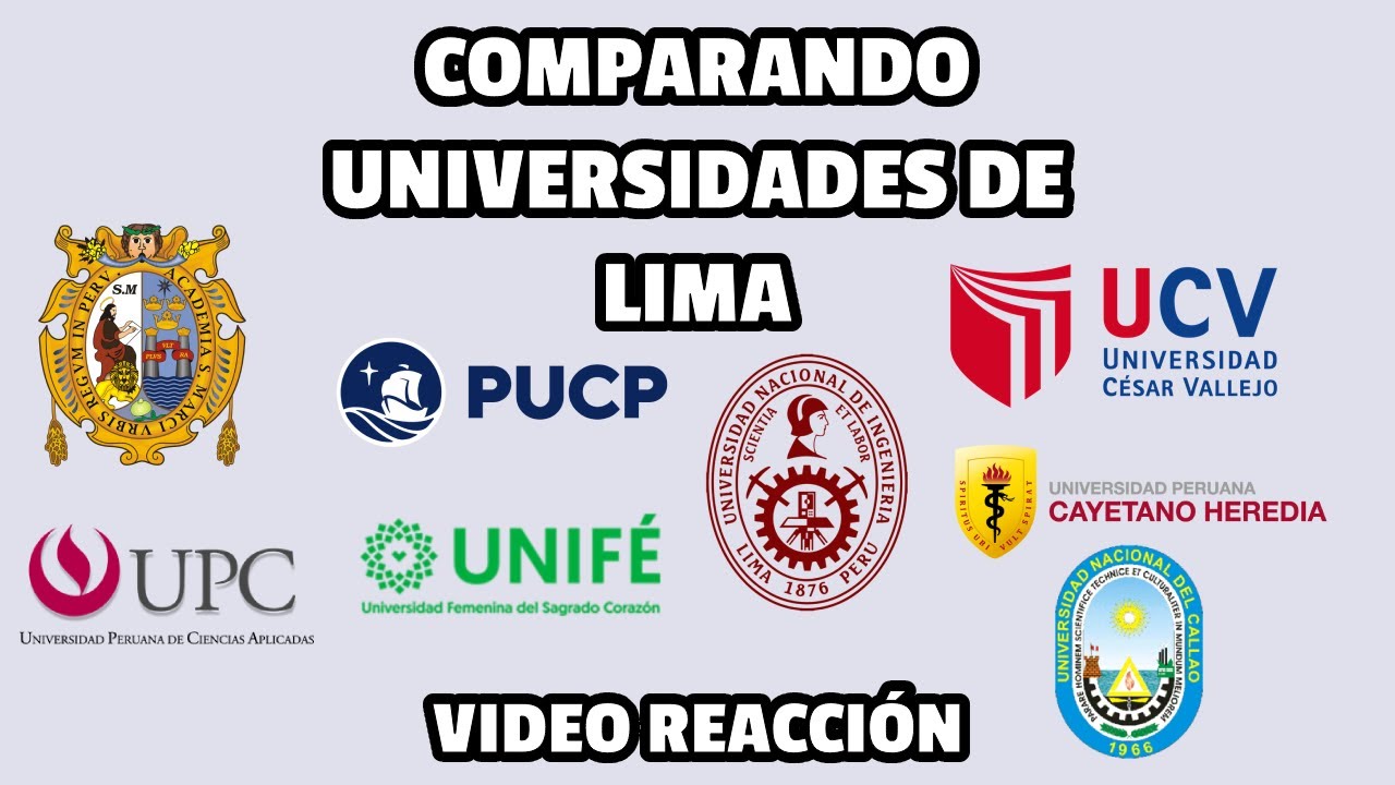 VIDEO REACCION - LAS PEORES UNIVERSIDADES DE LIMA