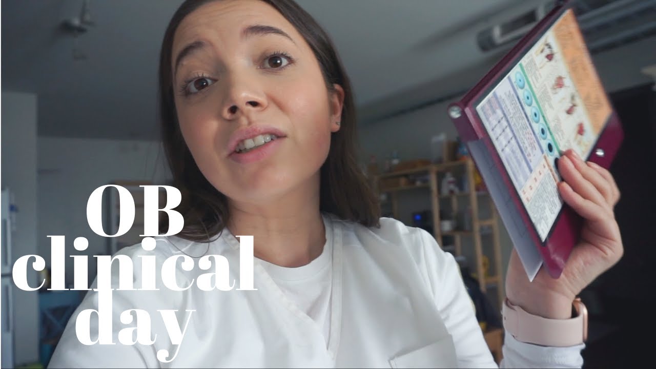 OB Clinical GRWM // Clinical Tips | NURSING SCHOOL VLOG