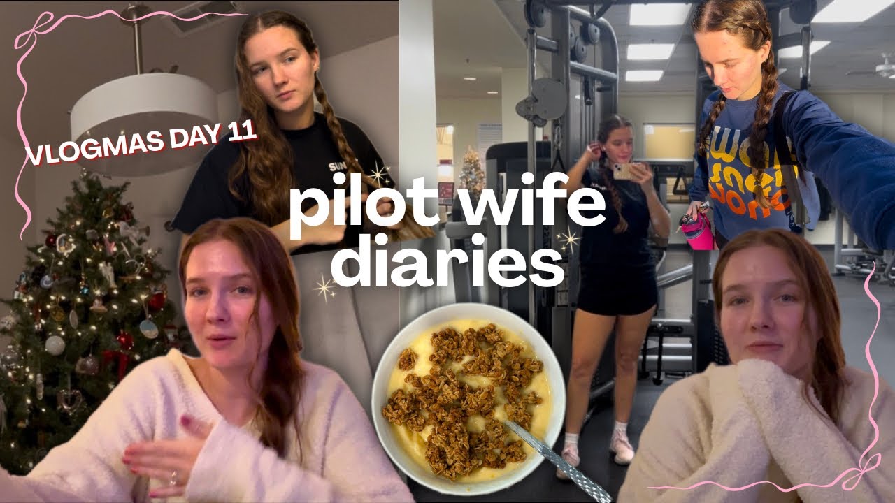 Дневники жены пилота: Одна дома | Влогмас, день 11