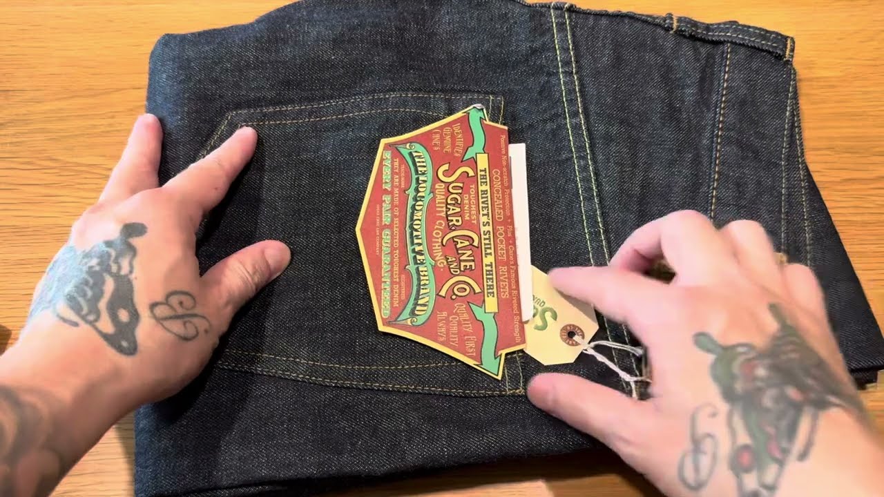 Sugarcane SC42014 12oz Denim 1947 type3 | Silent unboxing