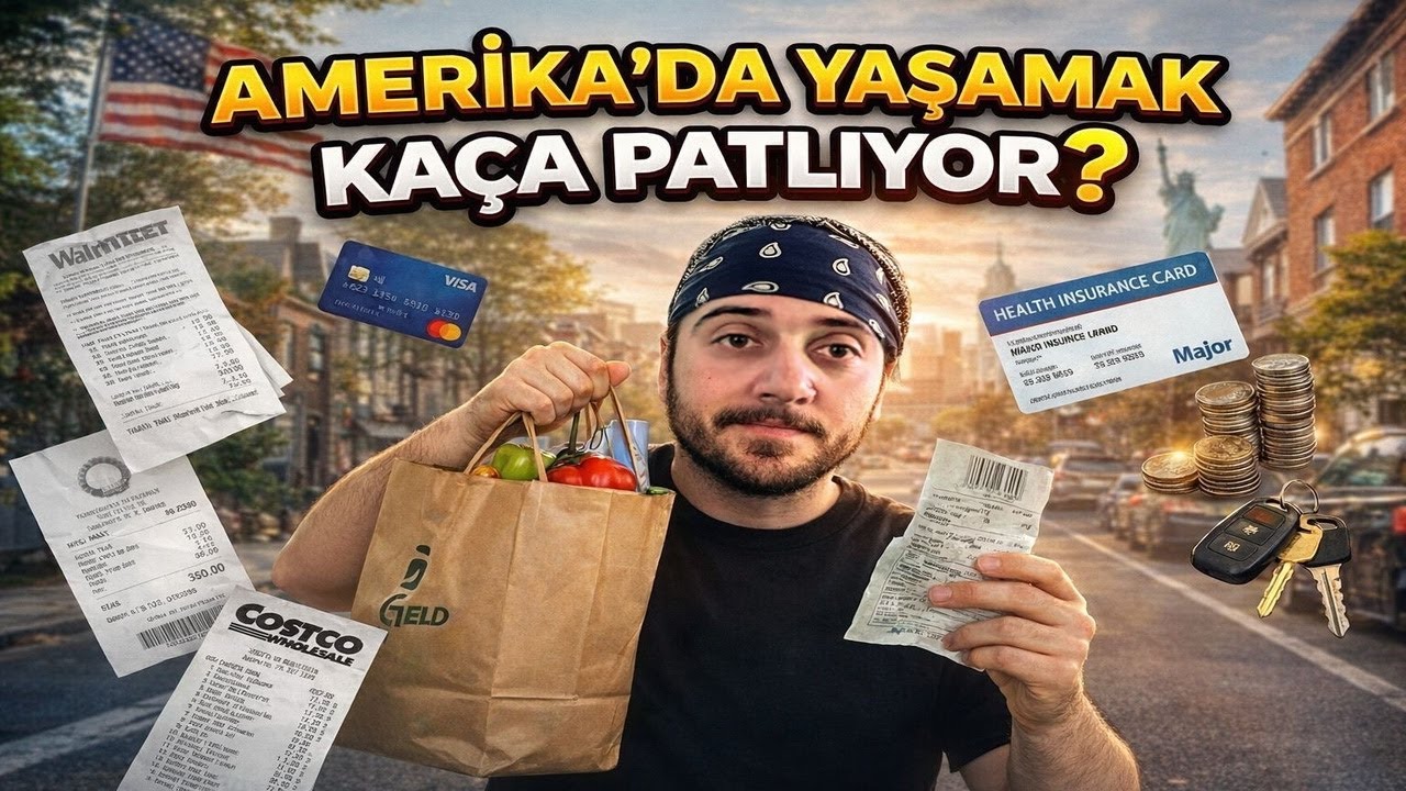 AMERİKADA YAŞAMAK GERÇEKTEN BU KADAR PAHALI MI? (AYLIK MASRAFLARIM) 🇺🇸