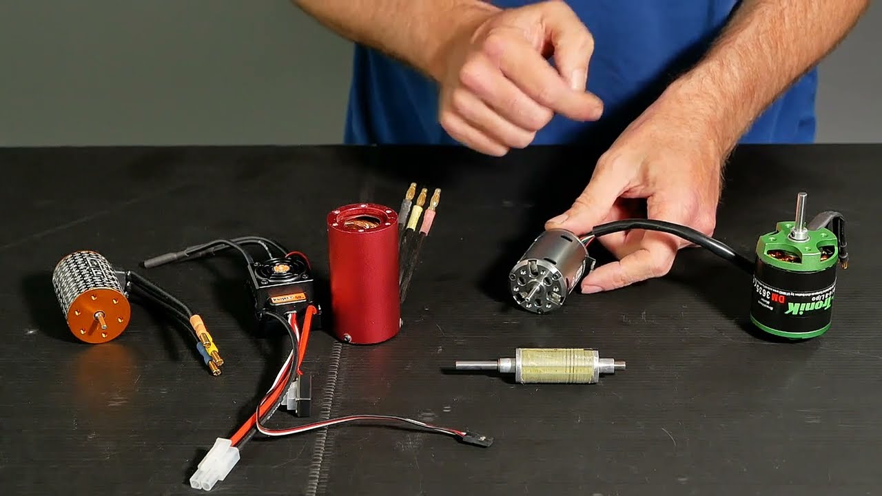 Moteurs électriques - Brushed / Brushless - Sensoless / Sensored - Inrunner / LRK