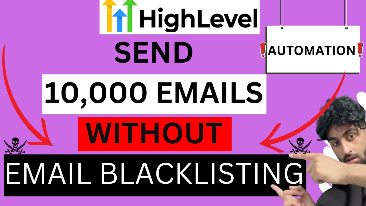 GoHighlevel 10,000 Emails Automation - DO NOT GET EMAIL BLACKLISTED!