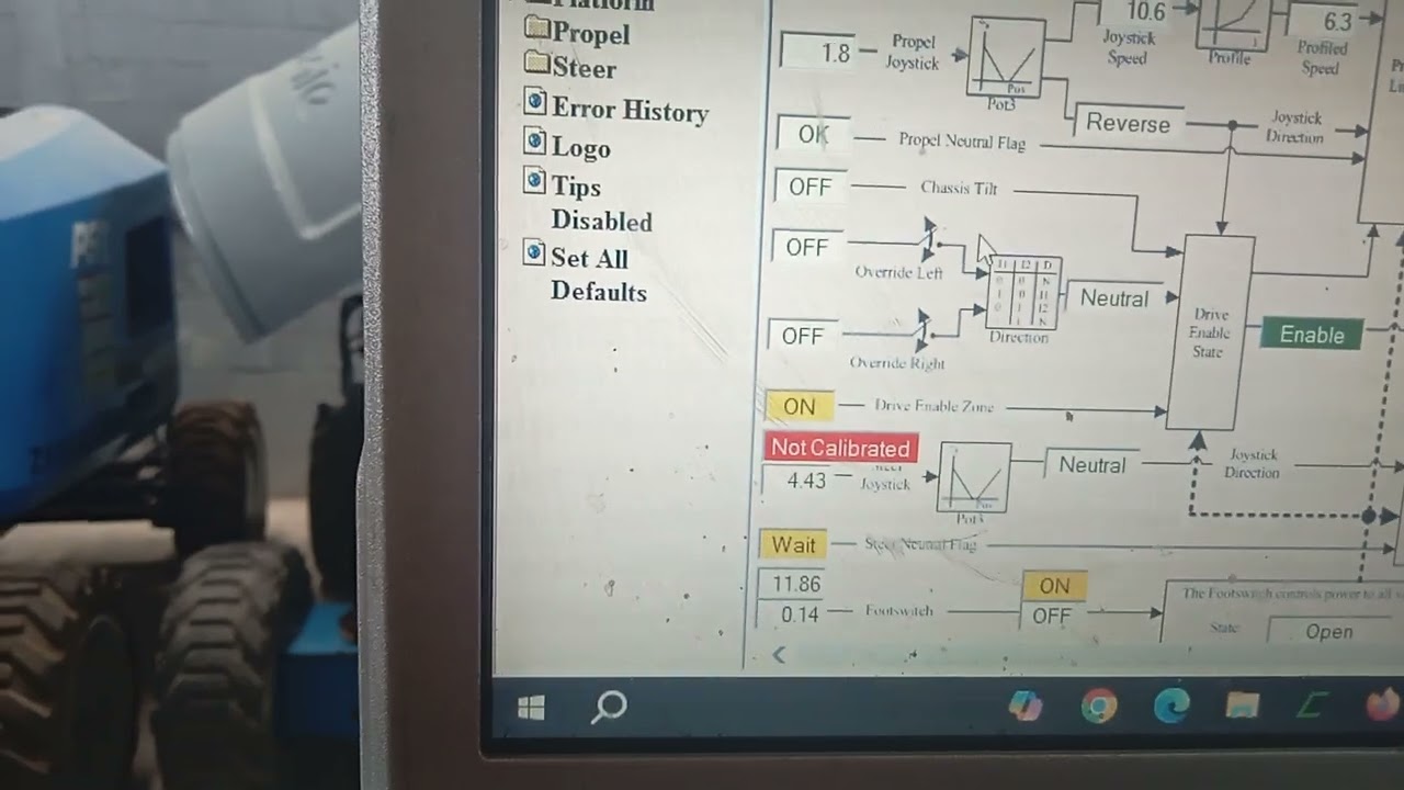 Calibrar joystick utilizando webgpi