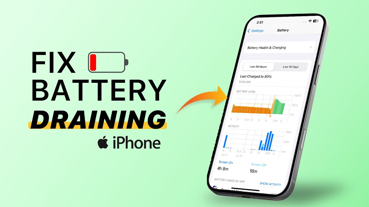 How to Fix Battery Draining Issue on Any iPhone?