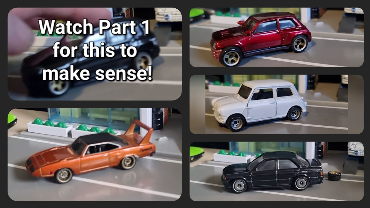 Как легко преобразить старые колеса от машинок Hotwheels и Matchbox. Часть 2.