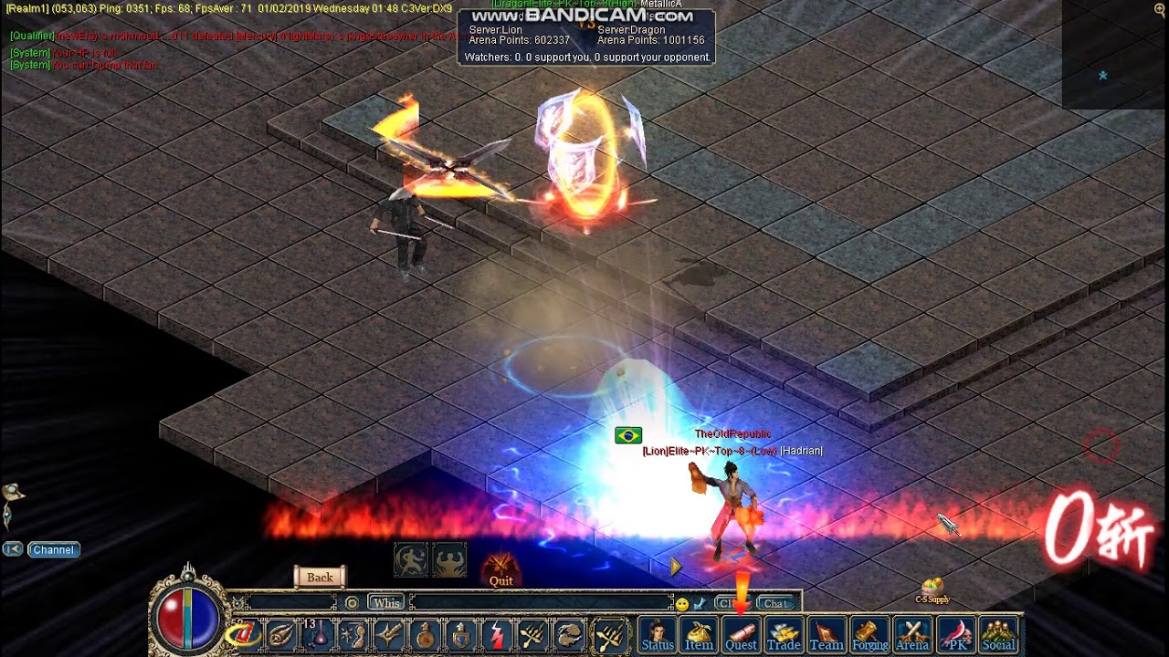 Ninja Full+12 Vs Trojan *BooM*HappyNewYear by: MetallicA Conquer Online