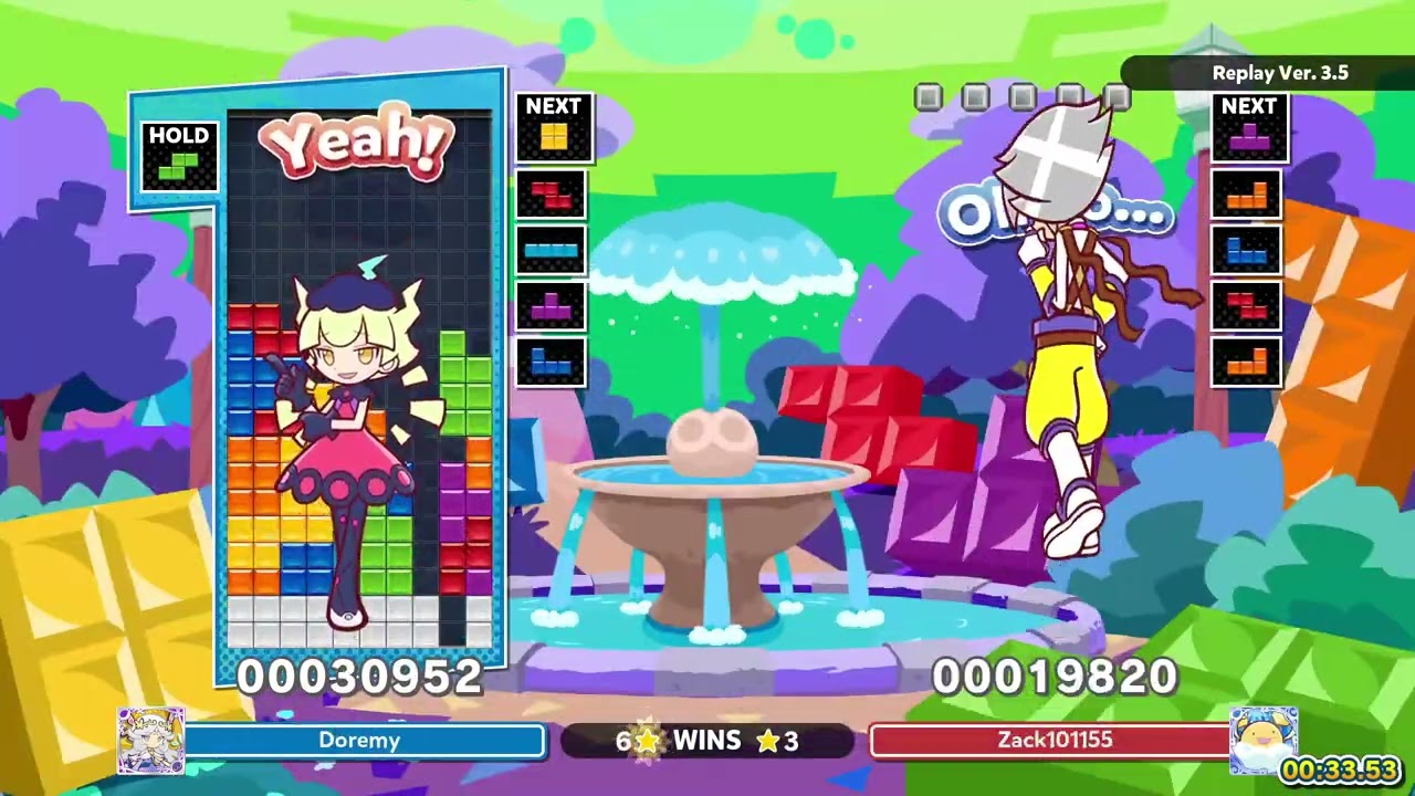 [Puyo Puyo Tetris 2] Bankai Tetris League PC-A: Doremy vs. Zack101155 (2) (03-02-2022)