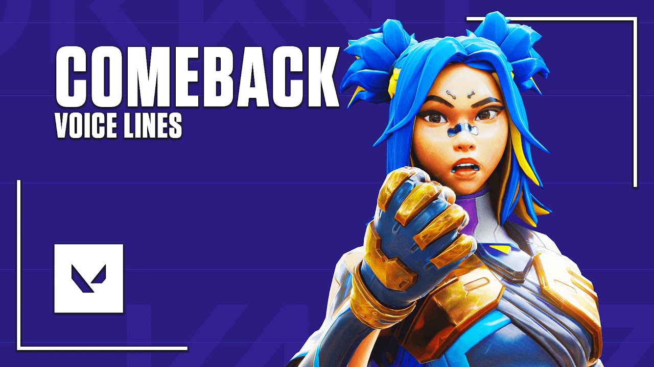 Valorant - All Comeback Voice Lines (June, 2024)
