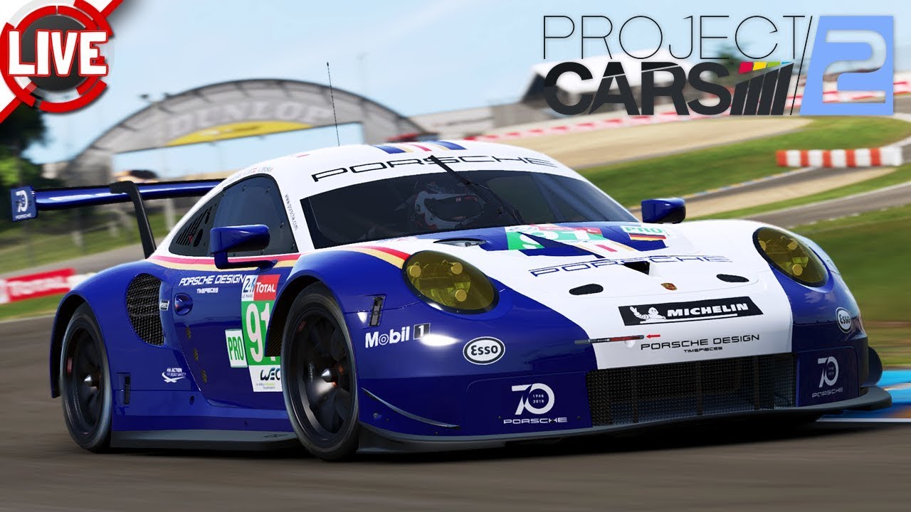 PROJECT CARS 2 - 2,4 Stunden von Le Mans - Multiplayer (LMP1, LMP2, GTE) - Project CARS 2 Livestream