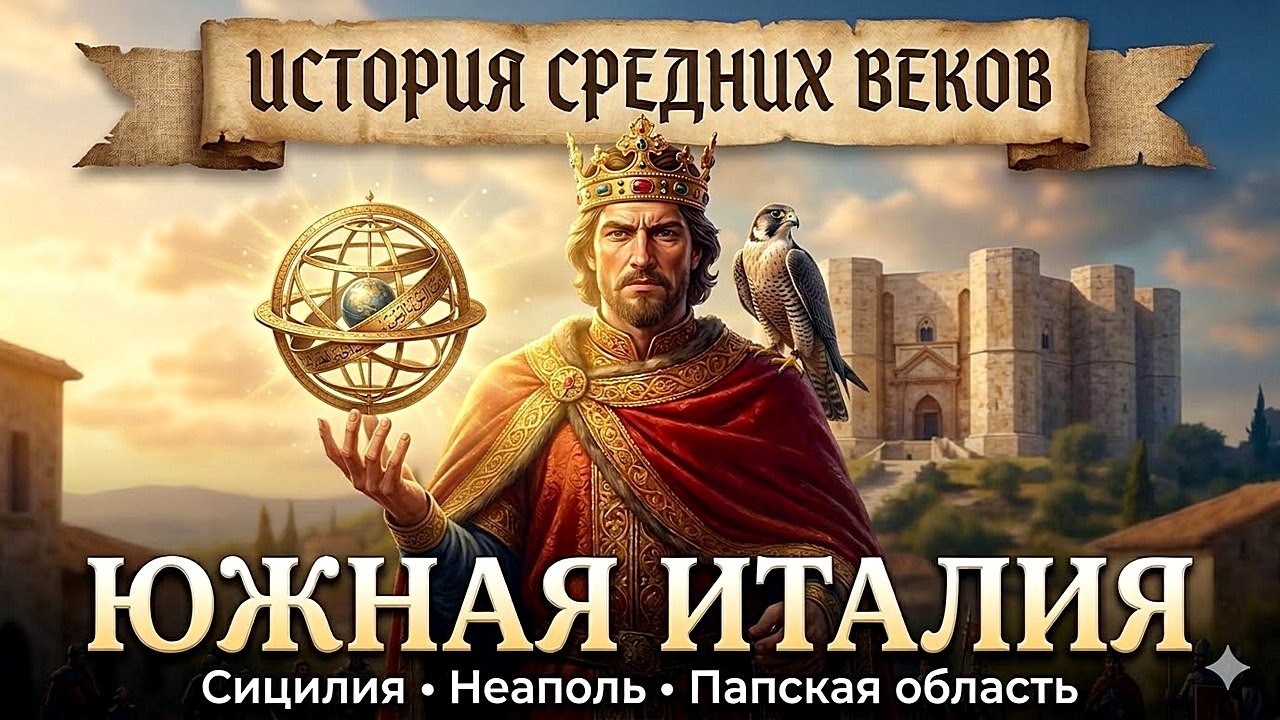 Южная Италия в Средние века: Сицилия, Неаполь и власть пап ✝️ История средних веков 6 класс