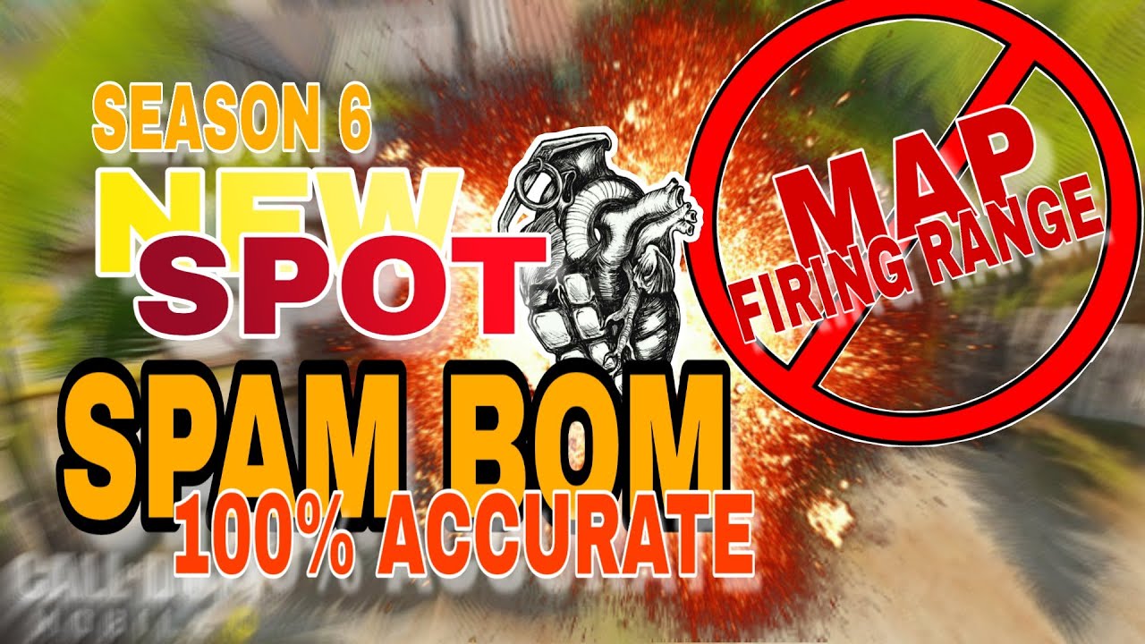 SPOT SPAM BOM DI FIRING RANGE 100% ACCURATED | CODM INDONESIA SEASON 6