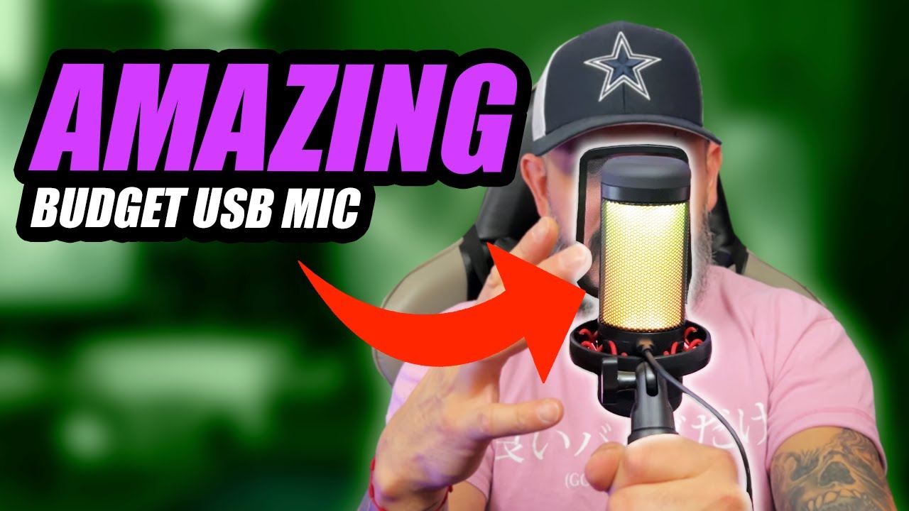 The Best $30 Gaming Mic with RGB! Unboxing and Sound Test