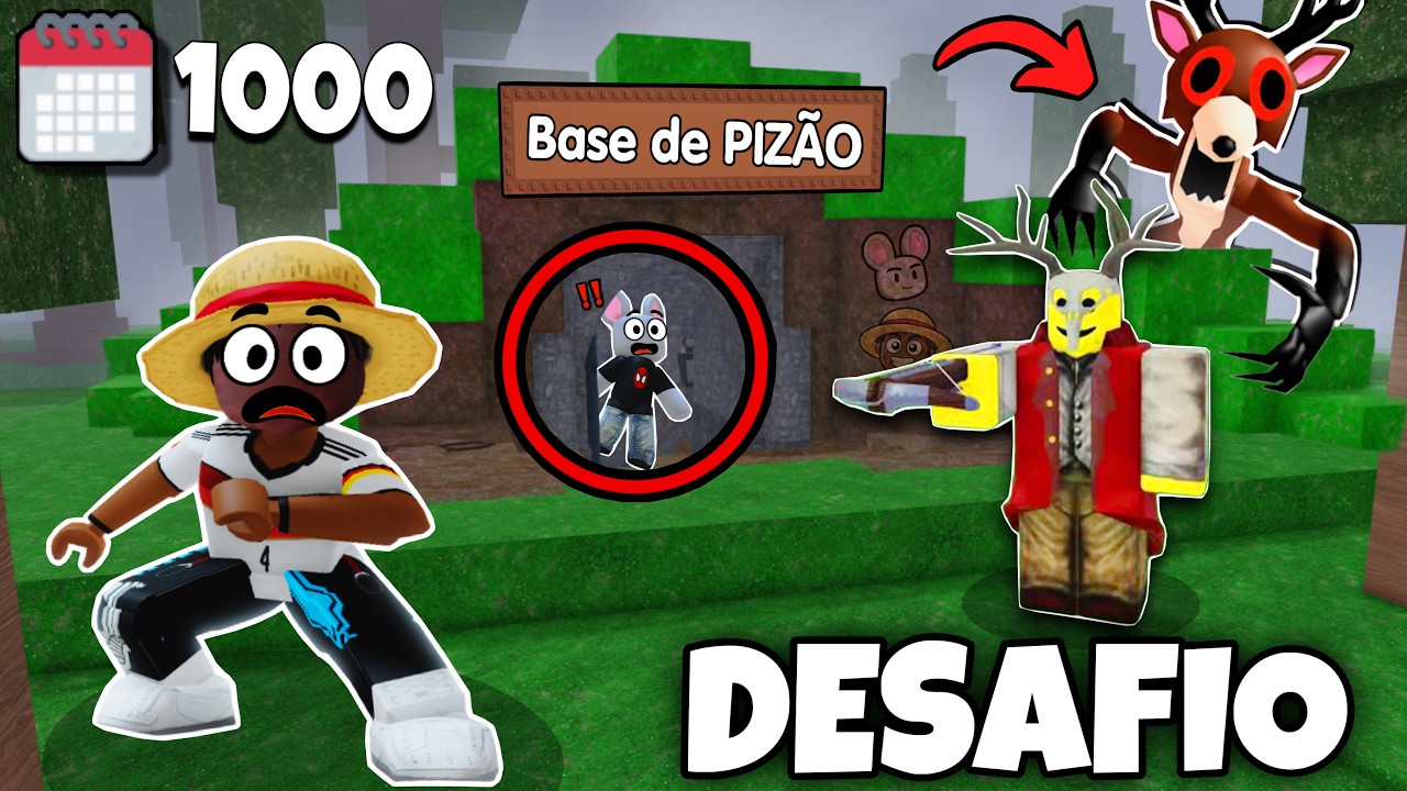 FIZ UMA BASE E SOBREVIVI 99 NOITES NA CAVERNA DAS CRIAN&Ccedil;AS com O LARRYZINHO! (Desafio)