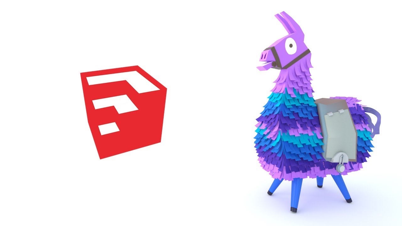 SketchUp | Making Llama | Fortnite Battle Royale | CreateUp