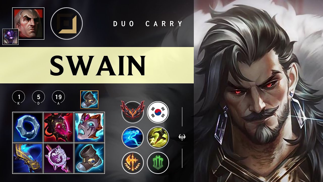Swain Carry vs Sivir - KR Grandmaster Patch 26.02