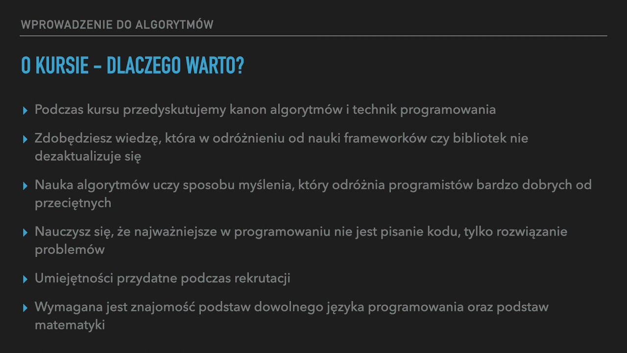 Dlaczego każdy programista powinien znać podstawy algorytm&oacute;w?