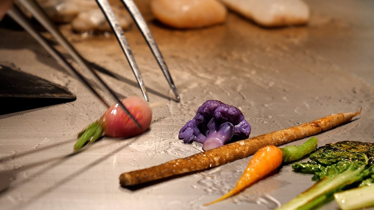 Аутентичные теппаньяки в Кобе, Япония