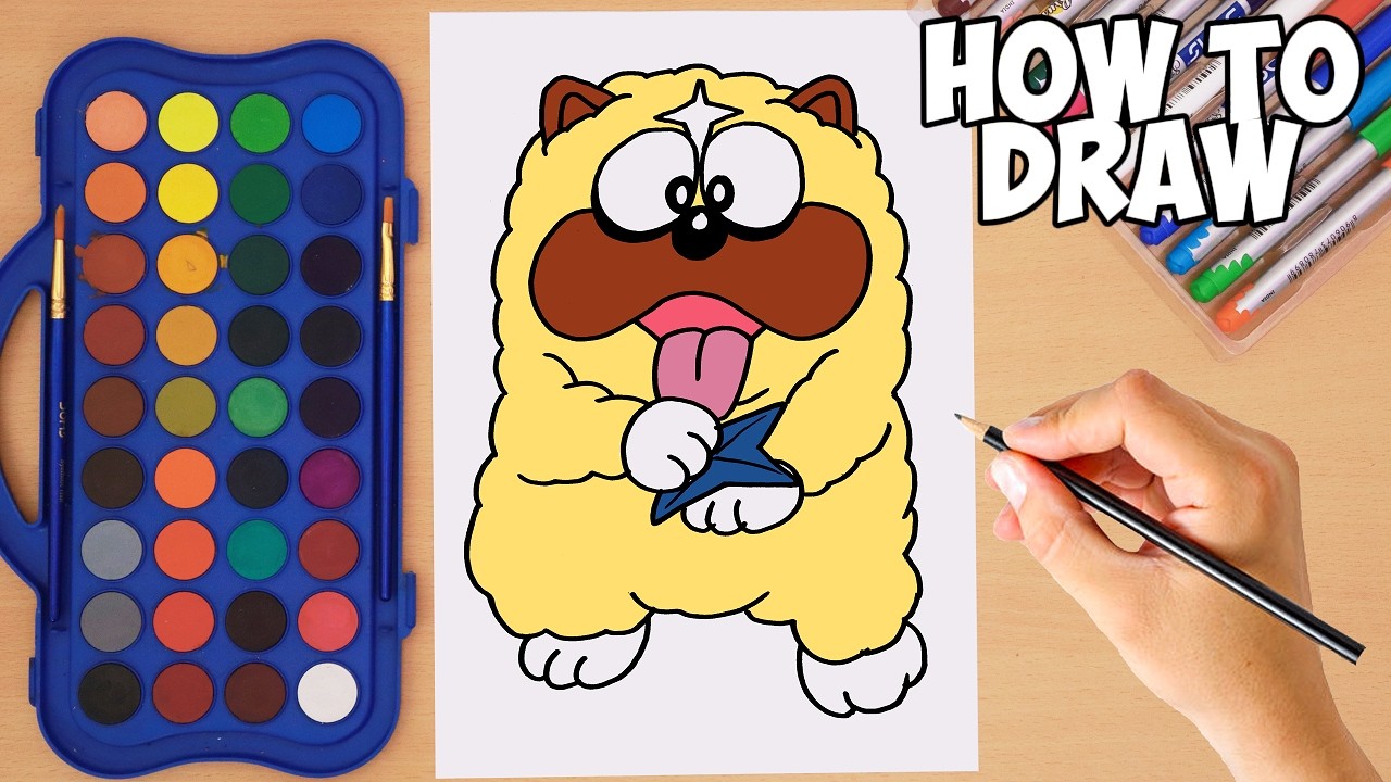 How to Draw Shishimaru  | Ninja Hattori