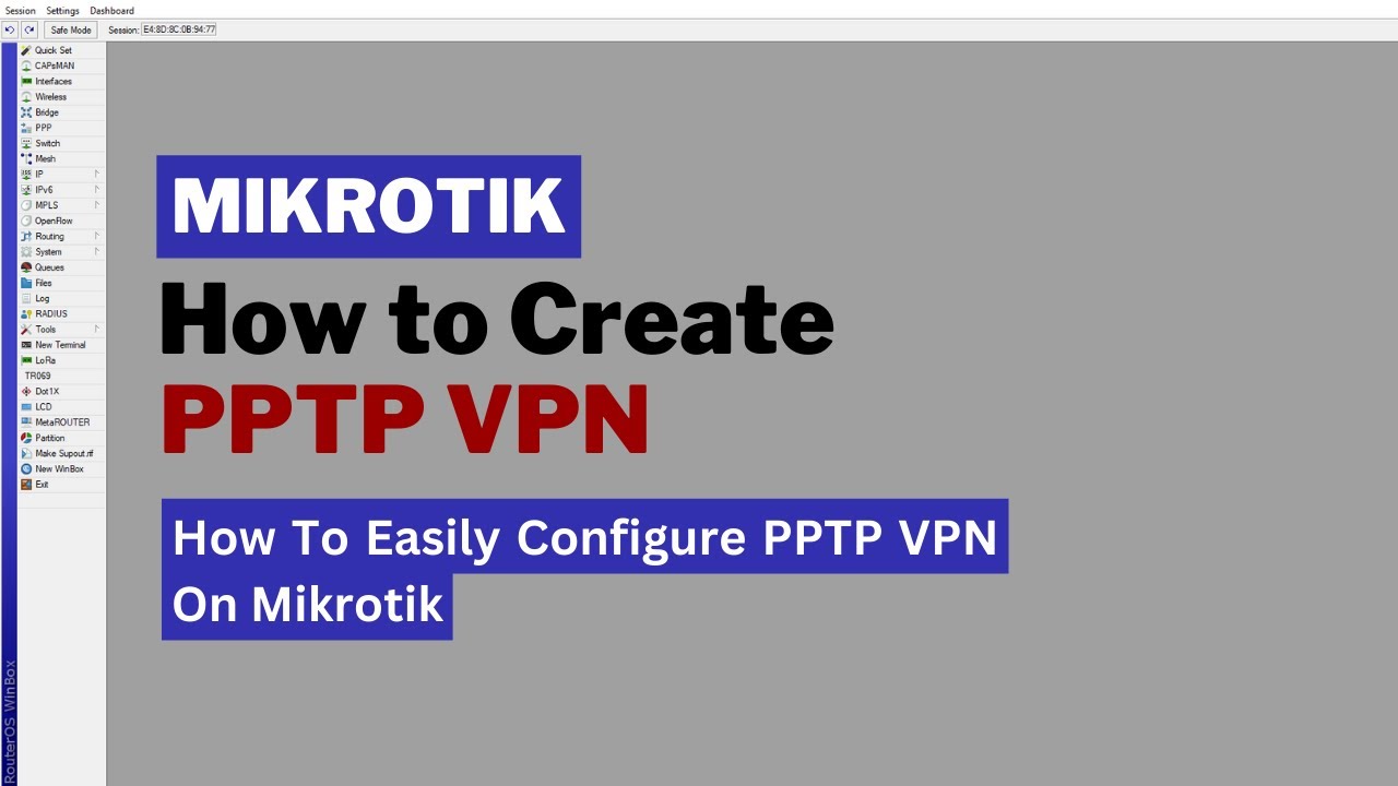 Как легко настроить Pptp VPN на маршрутизаторах Mikrotik!