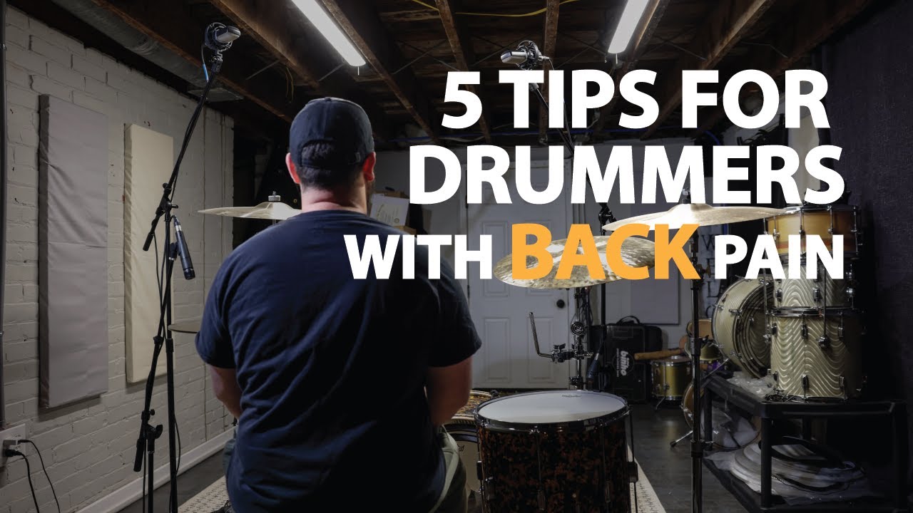 5 Tips For DRUMMERS with BACK PAIN | From Experience