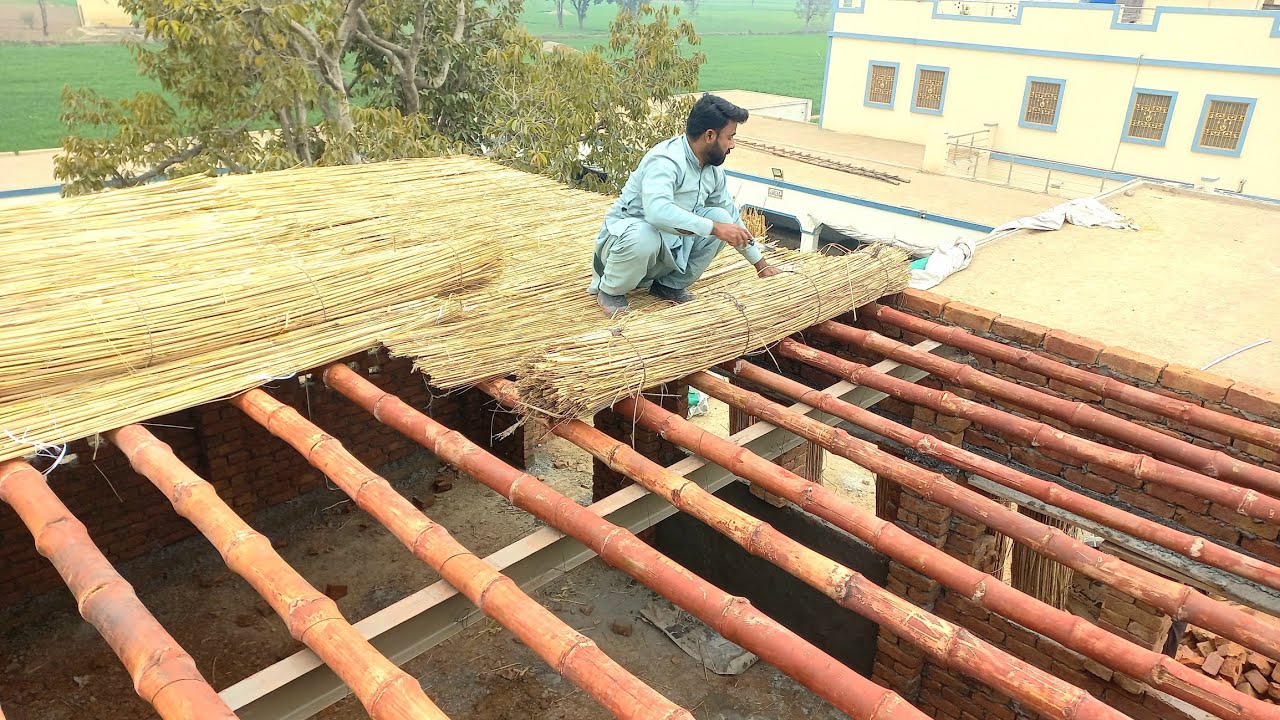 Amazing Low Cost Home Working Processing  | Roof House Construction Step by Step