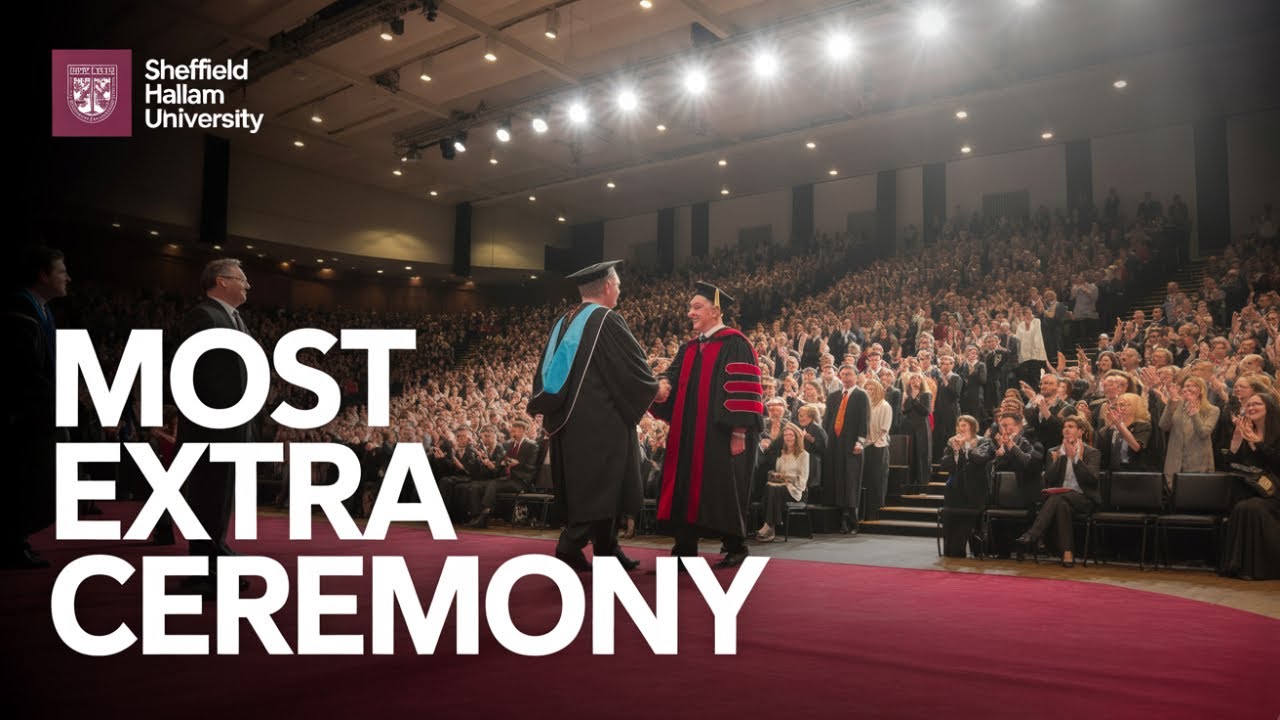 Sheffield Hallam University Graduation: The Most Extra Ceremony Yet
