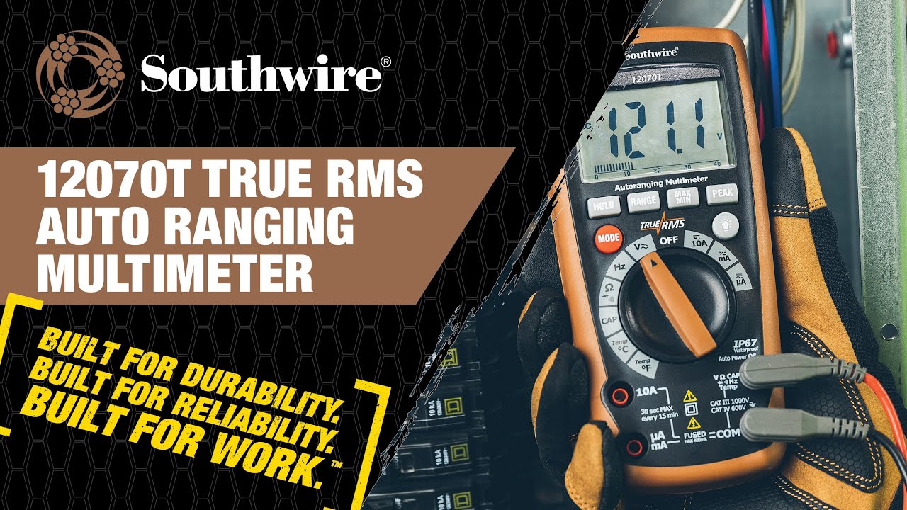 12070T True RMS Auto Ranging Multimeter