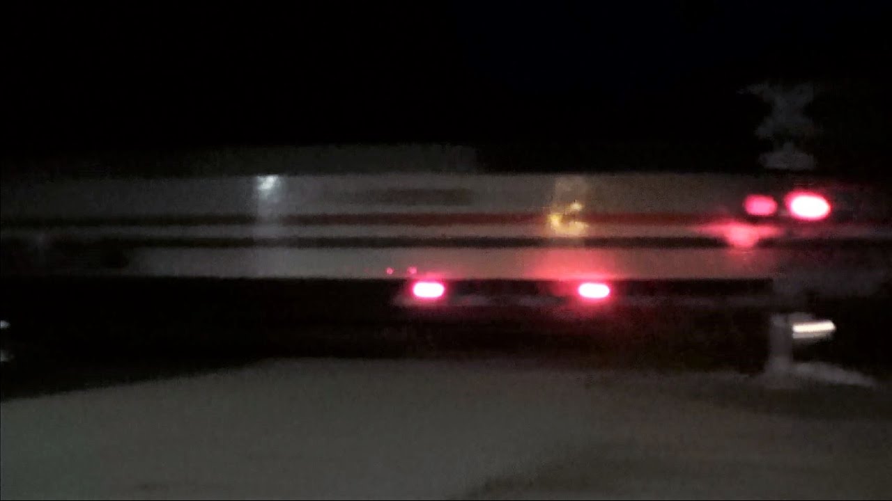 Heritage Unit Solo Pulls Amtrak #5 at Night