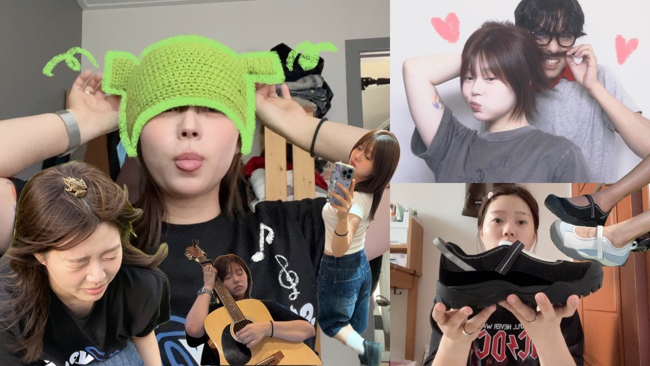 피오나 공주의 일상👸🏻  | 데일리룩👚👖 • 새신발 자랑 • 모노맨션• 미스치프 바지 • 데이트 • 까망이🐈‍⬛