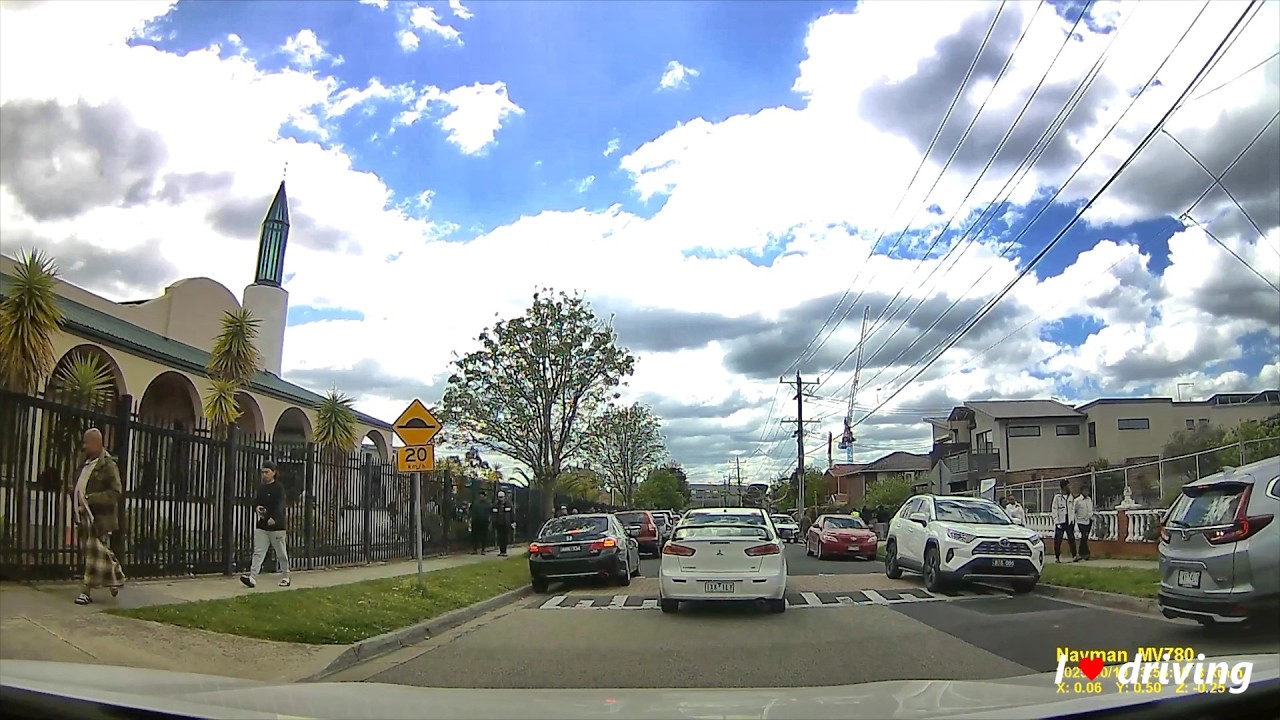 DASH CAM AUSTRALIA, MELBOURNE. Driving through Keysborough and Noble Park