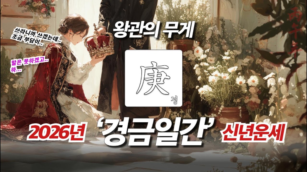 2026년 병오년 일주별-월별 신년운세 │ 경금일간 