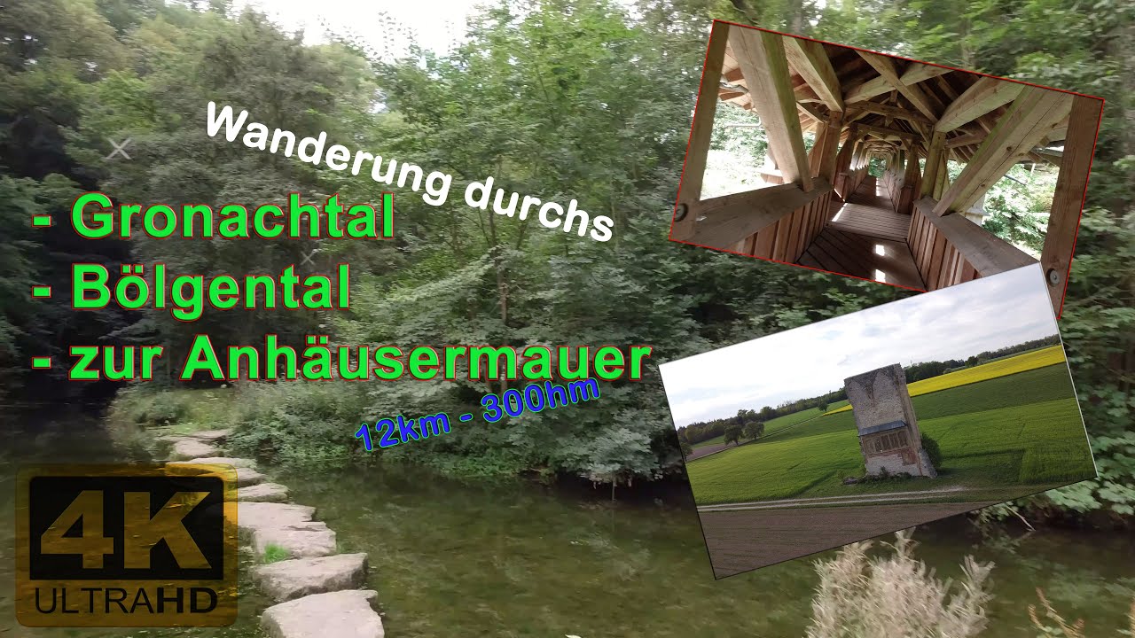 Wandern durchs Gronachtal nach Bölgental und zur Anhäusermauer (Gronach/Jagst Weg)