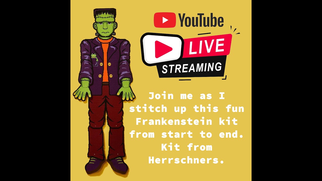 Day 2  Life Size Frankenstein Plastic Canvas kit from Herrschners